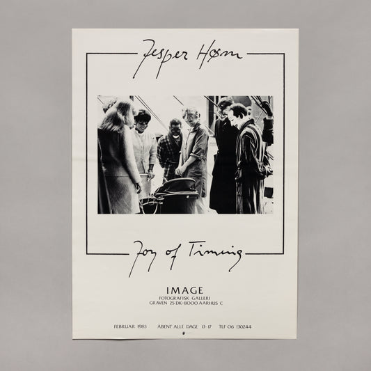 Jesper Høm, Joy of Timing, 1983 — poster